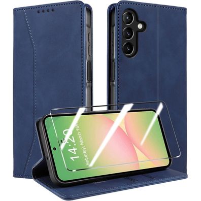 QHOHQ Handyhülle für Samsung Galaxy A56 / A36 5G, Flip Case in Lederoptik