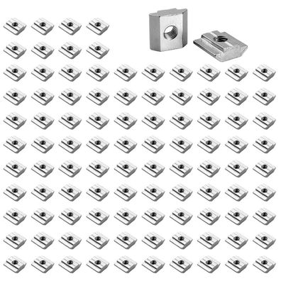 Getlitool 100 Stück Nutensteine M6 für Aluprofil Nut 8 Serie 3030, T-Nut
