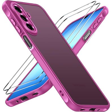 ivoler Hülle für Samsung Galaxy A17 4G/5G mit 2x Schutzglas, Militärstandard