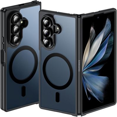 OWKEY Hülle für Samsung Galaxy Z Fold 7 mit MagSafe, Translucent Matt