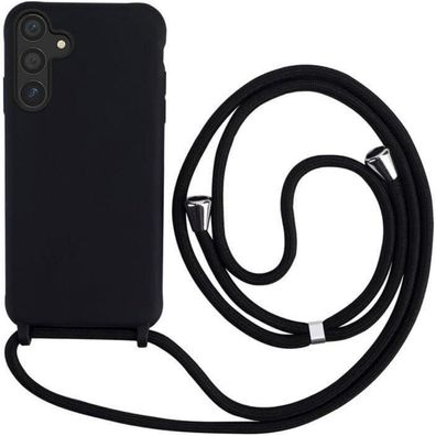 Keteen Handyhülle mit Band für Samsung Galaxy S25, Slim Silikon, Abnehmbare