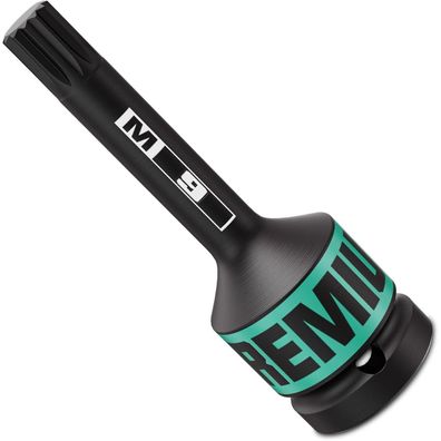Aurlloct M9 XZN Vielzahn Steckschlüssel 1/2'' für Reparaturen an Auto, Fahrrad