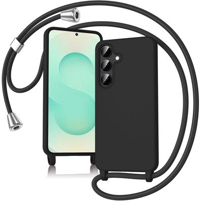 Keteen Handykette Hülle für Samsung Galaxy A36 5G, Slim Silikon mit Band