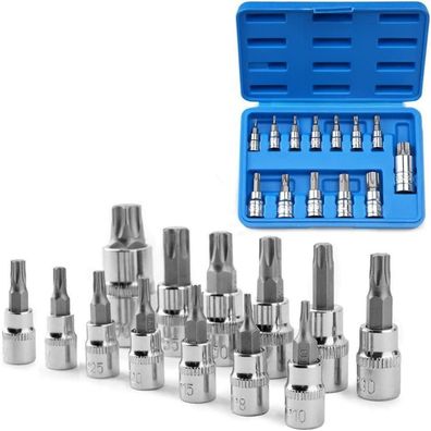 oumuik 13-tlg. Torx Nuss Set | Torx-Steckschlüssel-Bits für Innensechskant |