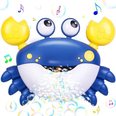 Jiosdo Badewannenspielzeug Krabbe mit Musik und Seifenblasen - Badespaß für