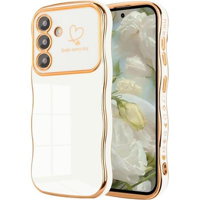 Keteen Handyhülle für Samsung Galaxy A15 5G, Mädchen Niedliche lockige Wellen