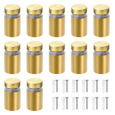 Faankiton Abstandsschrauben Edelstahl 16 Stück (Ø25mm) für Schilder und Glas