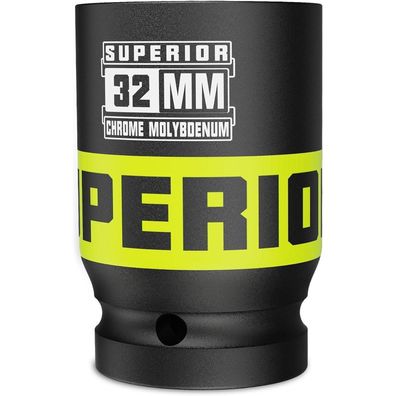 KIRXST 3/4" 32mm Tiefkraft Schlagnuss für Reifenwechsel und Reparaturen