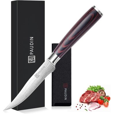 PAUDIN Allzweckmesser 13 CM - Professionelles Kochmesser mit scharfer Klinge