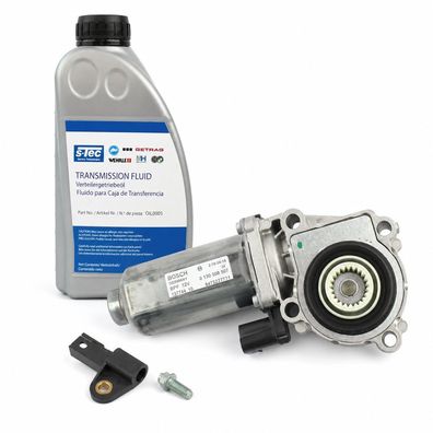 Bosch Stellmotor + 1L Verteilergetriebe Öl für BMW X3 X5 X6 27107566296 754178