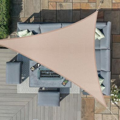 Sunnylaxx Sonnensegel Dreieckig 3.6x3.6x3.6m, Wasserdicht, 95% UV-Schutz, Farbe
