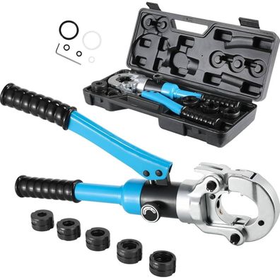 Tlgreen Profi Hydraulik Presszange V-Kontur für Kupfer- und Edelstahlrohr