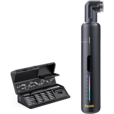 Fanttik S2 Pro Akku-Schrauber Set mit 20 Bits, 7 Drehmomentstufen (0,5-6 Nm)