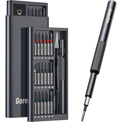 Gareschten 39-in-1 Mini Präzisions Schraubendreher Set mit S2 Lang Bits