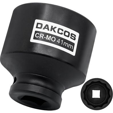 DAKCOS SW 41mm Vielzahn Nuss Schlagschrauber Nuss Kraft Stecknuss | 12 Kant |