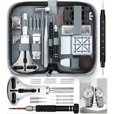 Losgatos 149-tlg Uhren Reparaturset mit Uhrenarmband Entferner, Werkzeug für