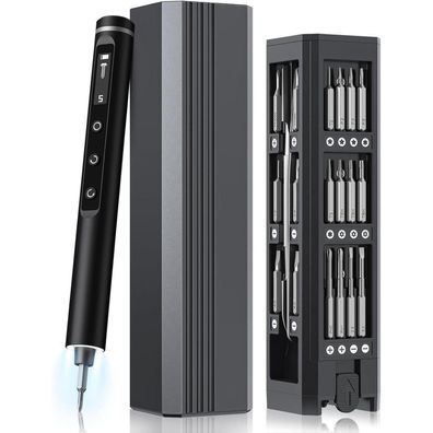 Banral Mini Elektro Schraubendreher Set 49 in 1 Magnetisch, Akku