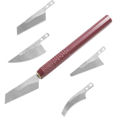 ABEST Mini Handsäge mit 4 Sägeblättern für Modellbau und Hobby
