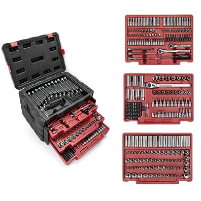 Workpro 450tlg. Werkzeugkoffer mit Steckschlüsselsatz, Ratschen und Bits