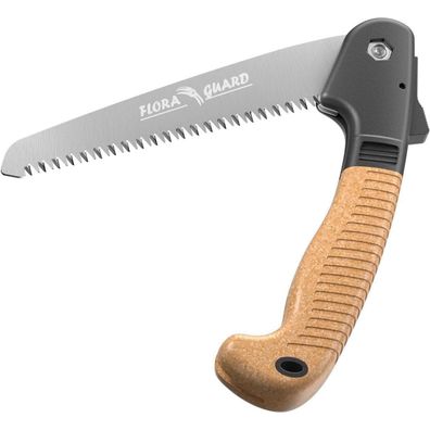 FLORA GUARD Klappsäge 195mm SK5 Sägeblatt, Astsäge mit Softgriff für Garten und
