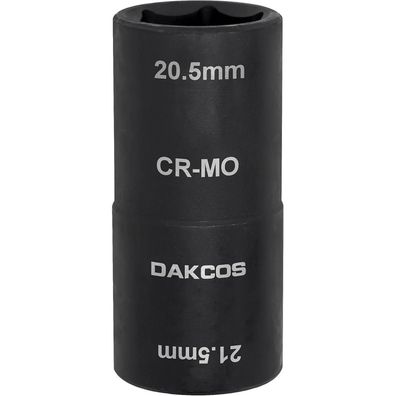 DAKCOS Schlagschrauber Nuss 20,5x21,5mm 1/2" Antrieb für Radwechsel