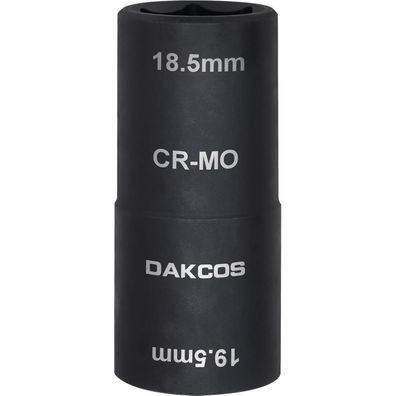 DAKCOS Schlagschrauber Nuss 18,5 x 19,5 mm Kraft Steckschlüssel für Radnuss