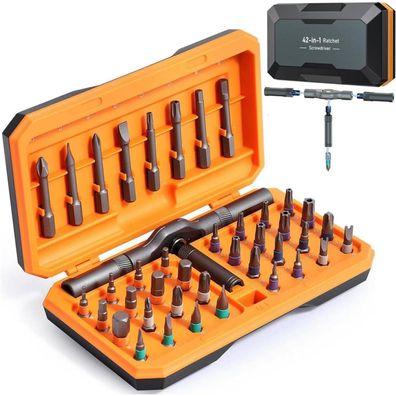 Ankilo 42-in-1 Magnet Schraubendreher Set mit Ratschengriff, tragbares