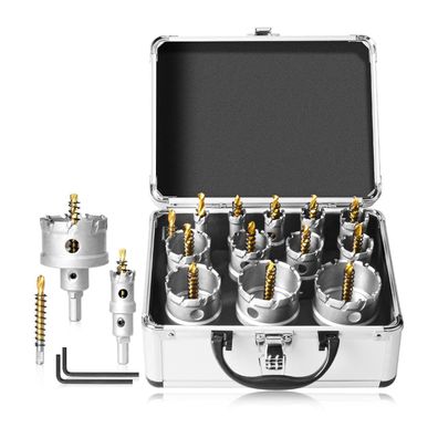 Yosight 13-tlg. Heavy Duty Lochsäge Set - TCT Lochfräser & Kronenbohrer für