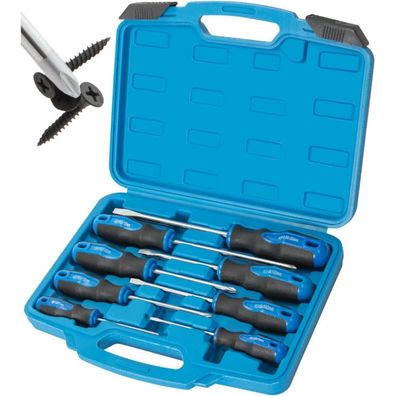Rotation 8-teiliges magnetisches Schraubendreher-Set mit Koffer