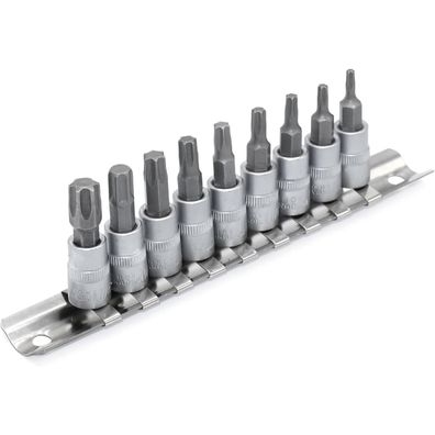 DAKCOS Torx Bit Set 1/4 Zoll, Nusssatz T10-T50, CR-V/S2