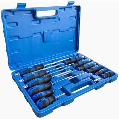 Rotation Magnetisches Schraubendreher-Set, 12-teilig, mit Nickelchrom-Spitzen