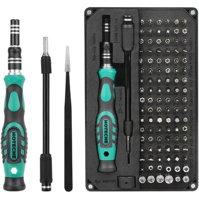 Hoteche 106tlg. Feinmechaniker Werkzeug Set mit Schraubendreher Bits und