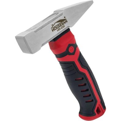 Houseran Schlosserhammer 388g - Kompakter Mini Hammer für Hausreparaturen und
