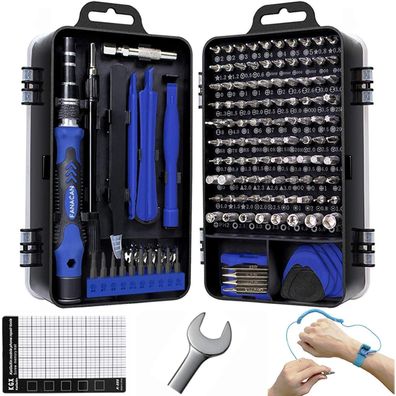 Fanacan 140-in-1 Präzisions-Schraubendreher-Set für Elektronikreparaturen | Blau