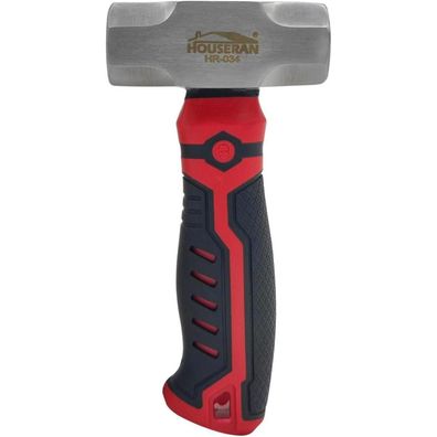 Houseran Fäustel 565g Mini Vorschlaghammer für Abbrucharbeiten, Rot