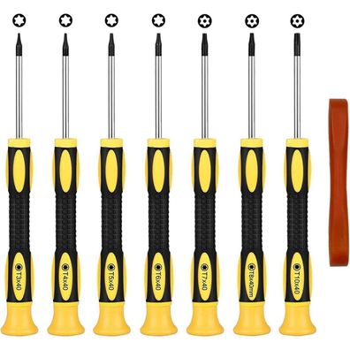 Scooyeees Torx Schraubendreher Set 7-teilig mit Hebelwerkzeug, magnetisch
