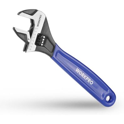 Workpro Rollgabelschlüssel 250 mm, verstellbarer metrischer Einmaulschlüssel