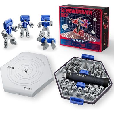 JAKEMY Feinmechaniker Schraubendreher Set mit magnetischen Bits für präzise