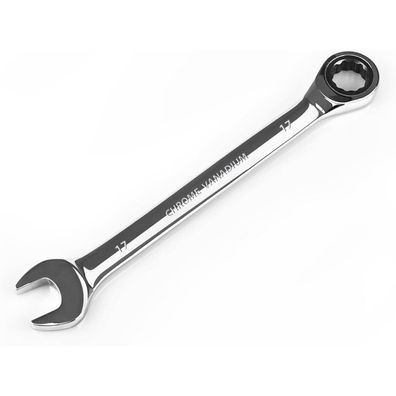 Egofine 17 mm Ratschen-Ringmaulschlüssel metrisch, Industriequalität