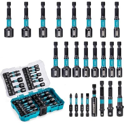 Libraton 24-teiliges magnetisches Steckschlüssel-Set für Schlagbohrschrauber