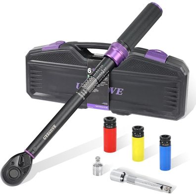 Uyecove Drehmomentschlüssel Set 1/2 Zoll, 20-220 Nm, 6-teilig