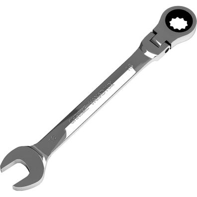 Egofine 18mm Flexkopf Ratschenschlüssel, CR-V Stahl, 72 Zähne