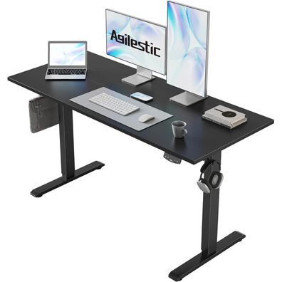 Agilestic Höhenverstellbarer Schreibtisch 120x60 cm, Elektrisch mit