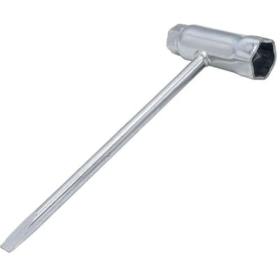 DAKCOS Kombischlüssel für Motorsägen, Zündkerzenschlüssel 13x19mm mit Schlitz