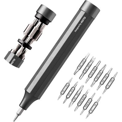 HOTO 24-in-1 Magnetisches Präzisions Schraubendreher Set für Elektronikreparatur