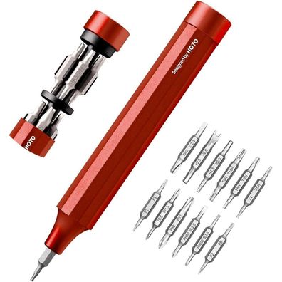 HOTO 24-in-1 Magnetischer Präzisions Schraubendreher Bits Set für Elektronik