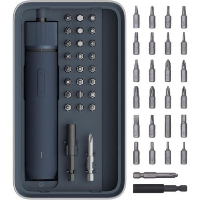 HOTO Elektrischer Schraubendreher Set mit 25 Bits, LED, 3 Drehmomentstufen