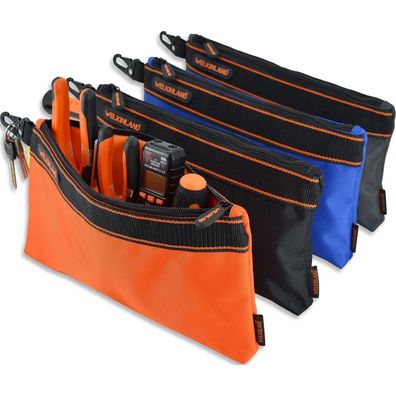 Welkinland Kleine Werkzeugtasche, robust, mit Clip - Ideal für Elektriker und