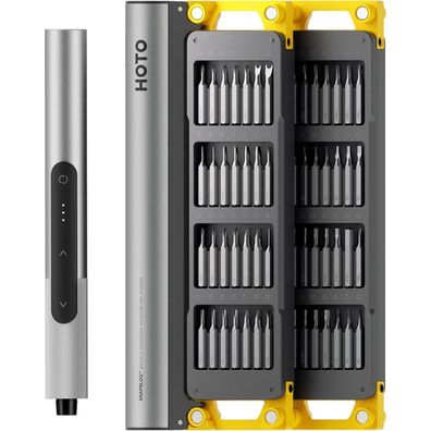 HOTO Snapbloq S-A01 Mini Elektroschrauber Set - 56 Bits, Magnetisch, 3