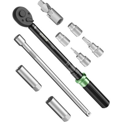 Llavetor Drehmomentschlüssel 3/8 Zoll, 5-60 NM Set für Auto, Fahrrad, Motorrad
